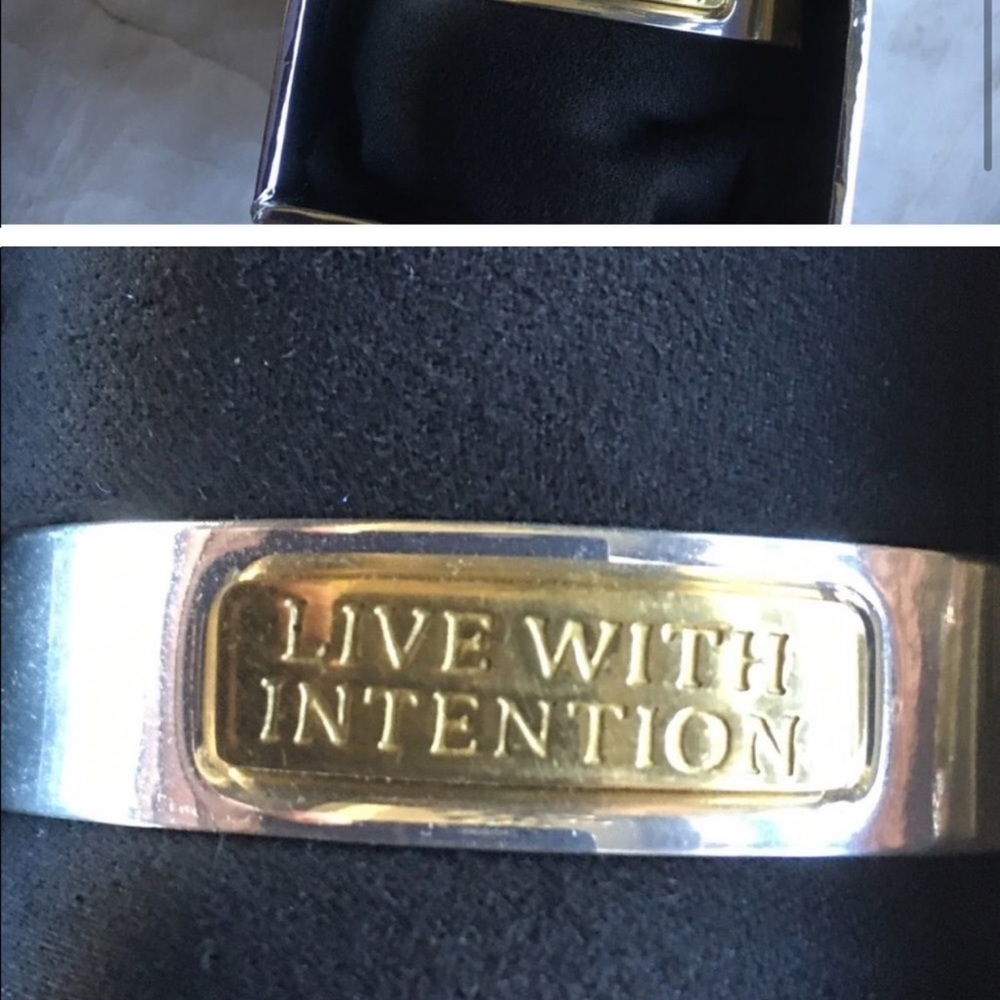 Rustic Cuff Live With Intention Bracelet - image 2